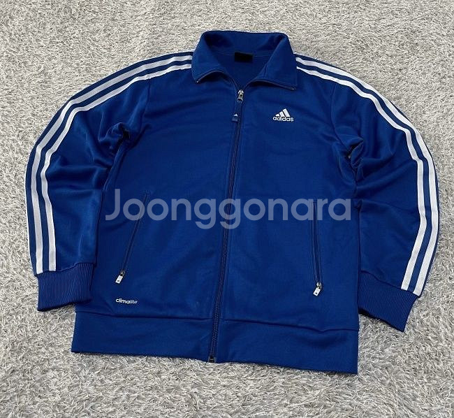 아디다스 블루 파랑 여자 트랙탑 져지집업 90/S--0