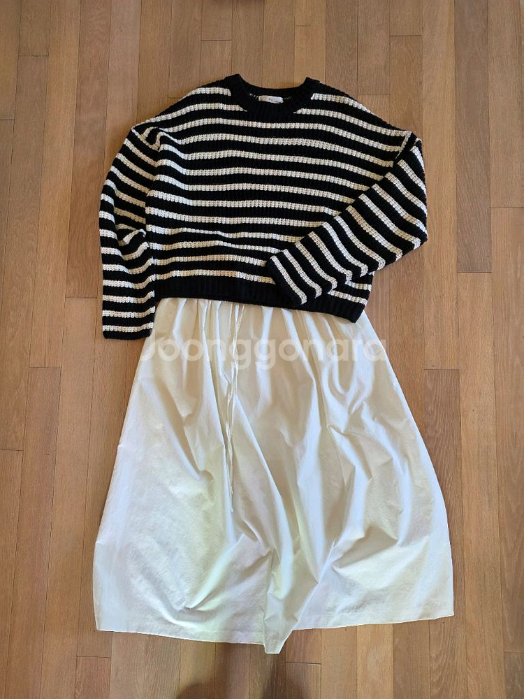 Aro 스트라이프 니트 free 단가라--0