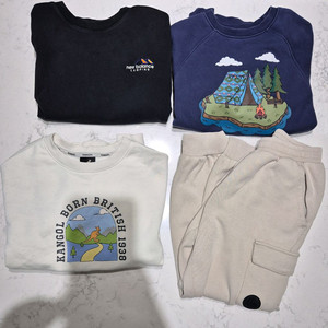 뉴발란스키즈 캉골키즈 140-145 상하 사용감 있음