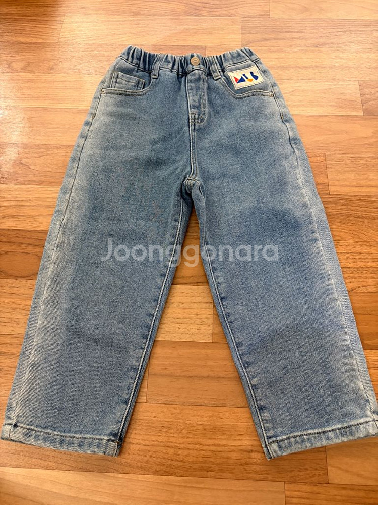 밀리밤 탑텐 스타일리노 롤리트리 청바지 120사이즈--0