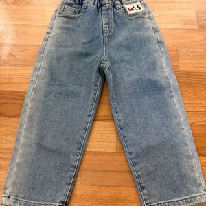 밀리밤 탑텐 스타일리노 롤리트리 청바지 120사이즈