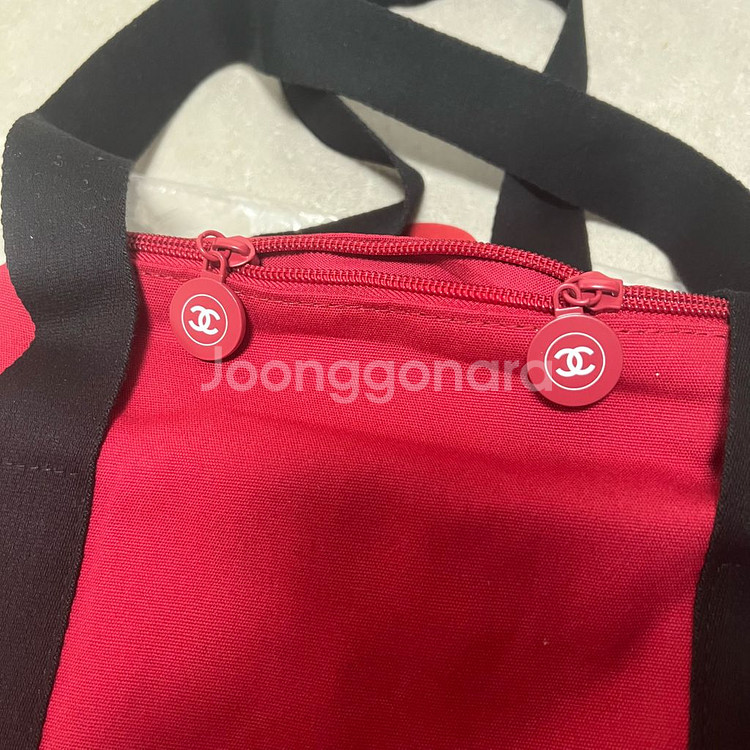 샤넬 no1 파우치 가방--3