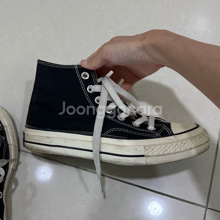 컨버스 척테일러 1970s 클래식 하이 블랙--3