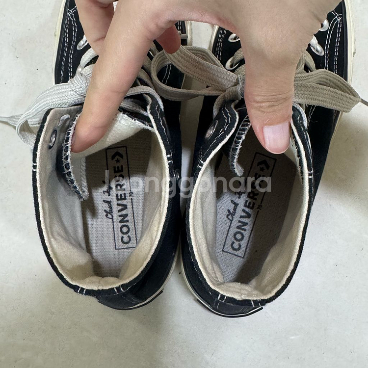 컨버스 척테일러 1970s 클래식 하이 블랙--7