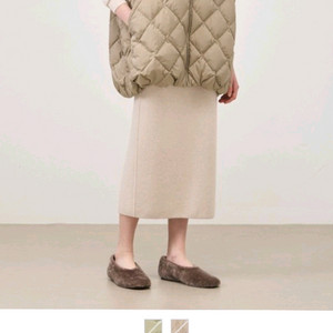 더캐시미어 윙 슬리브 구스다운 점퍼55 랑방 타임 마인