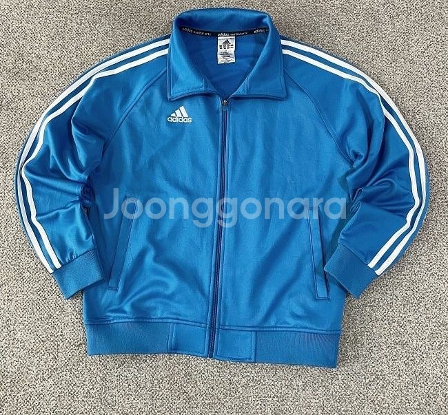 아디다스 블루 파랑 트랙탑 져지집업 95/M--0