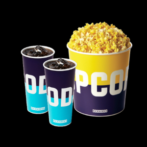 (거래완료) 메가박스 카라멜 팝콘 탄산 매점 콤보