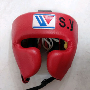 위닝 헤드기어 레드 m사이즈 팝니다.