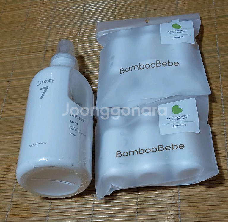 밤부베베 오롯이 세븐 제로 아기세탁세제 (무향) 100--0