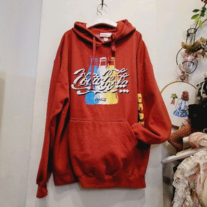 코카콜라 기모후드티