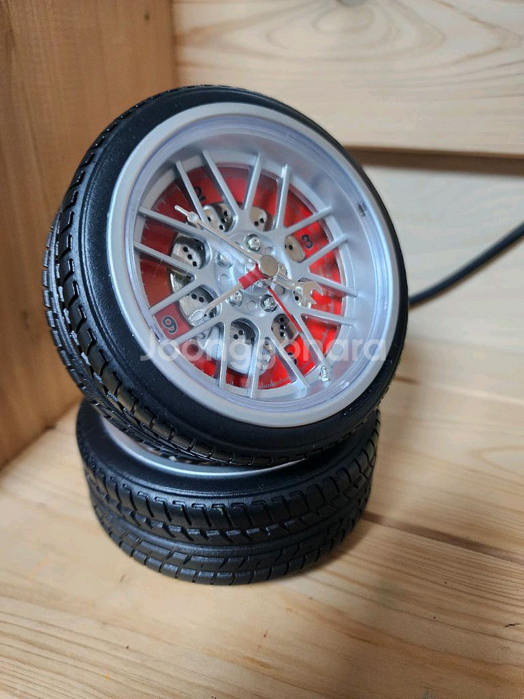 타이어 탁상시계--1