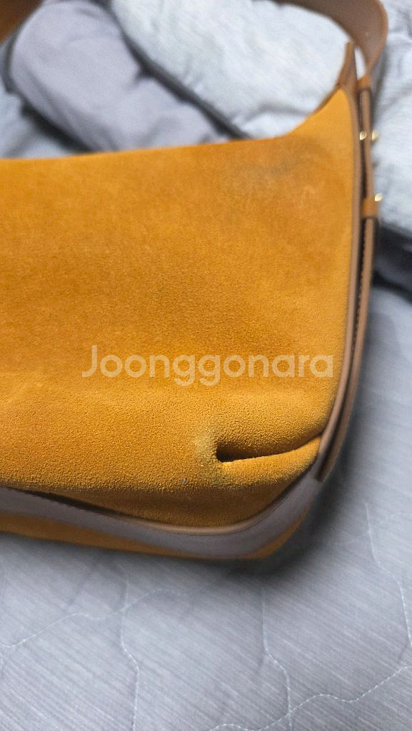 엔딜로즈 마들렌백 스웨이드카멜--8