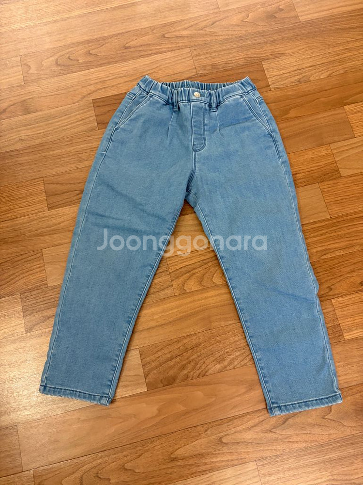 밀리밤 탑텐 스타일리노 롤리트리 청바지 120사이즈--4