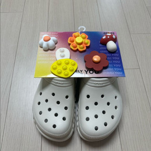 크록스 듀엣맥스 클로그 + 지비츠세트