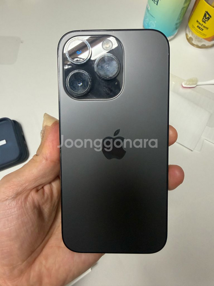 아이폰 14 Pro 스페이스 블랙 128기가 팝니다--4