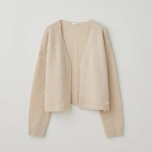 (새상품)타낫 플러피 가디건 베이지