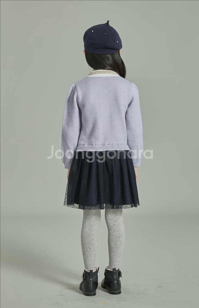 헤지스키즈 스프링클 니트 원피스 팝니다--4