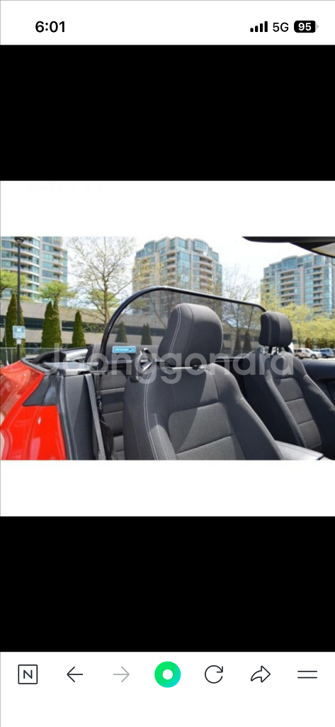 머스탱 윈드 디플렉터--0