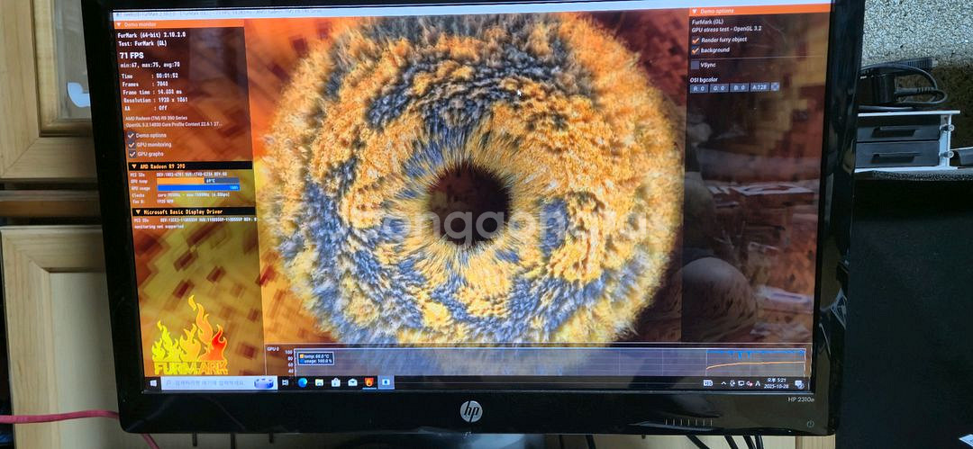 사파이어 R9 390 8GB 부품용--2