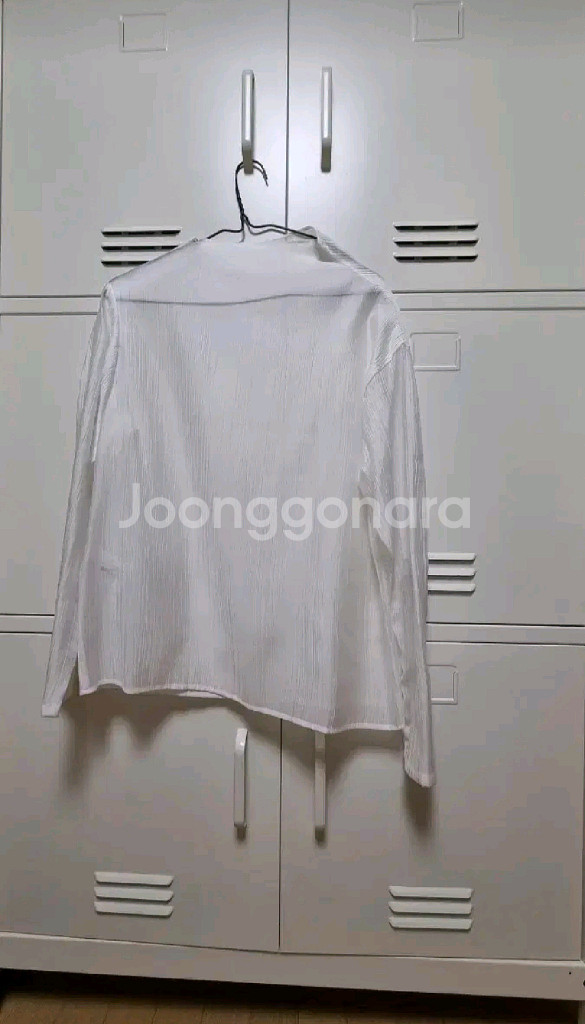 45번가 하프넥 시스루 블라우스 - 아이보리--2