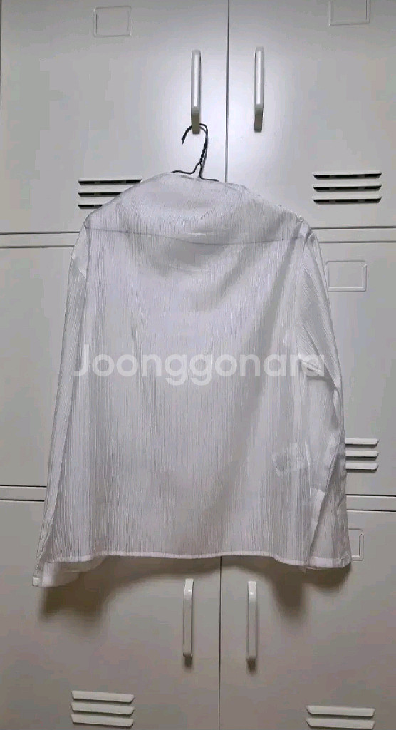 45번가 하프넥 시스루 블라우스 - 아이보리--6