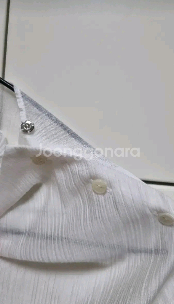 45번가 하프넥 시스루 블라우스 - 아이보리--7