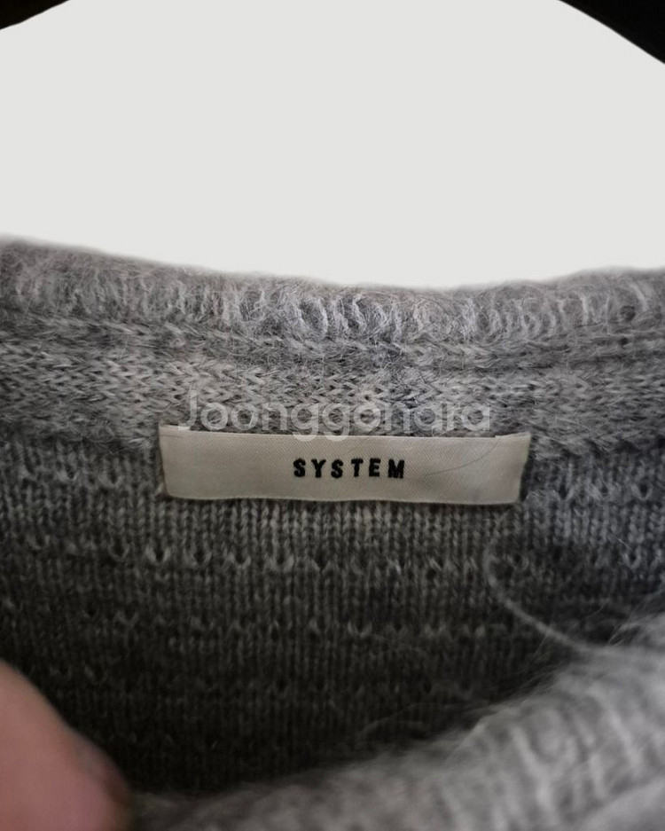 [F]시스템 여자 모헤어 울 니트--2