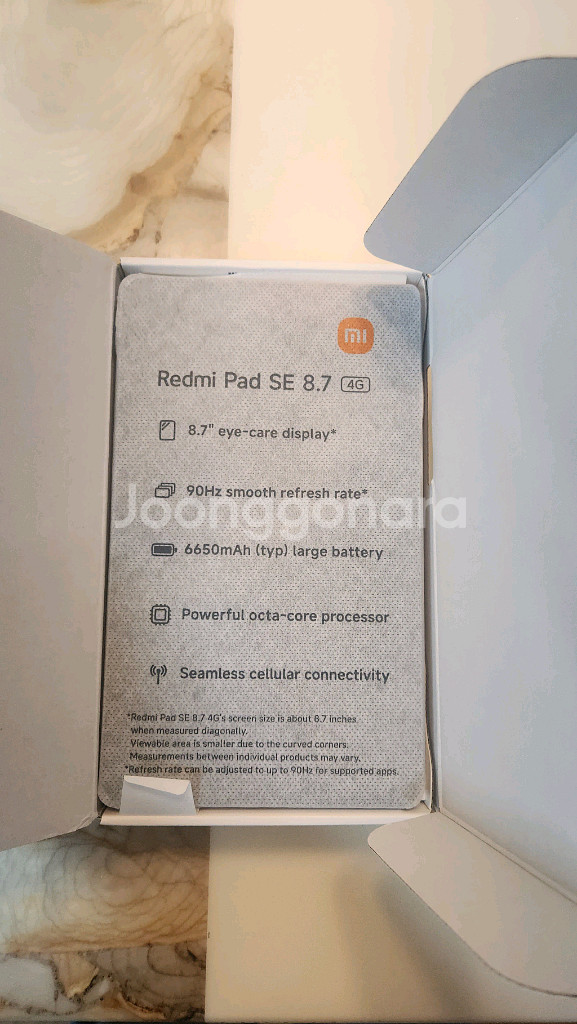 태블릿pc 레드미 패드 8.7 6램 128기가 lte--4