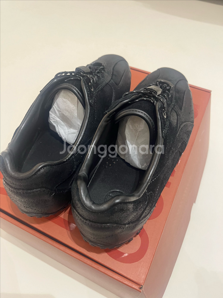 야쎄 스파이더 왁스 워싱 스니커즈 블랙 265 (새상품--2