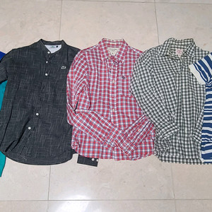 남성 S(M)사이즈 상의 5벌 일괄