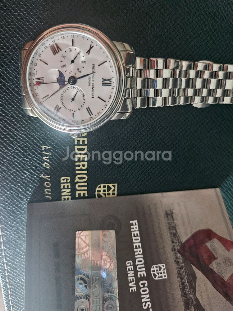 프레드릭 콘스탄트 문페이즈 시계 크로노워치--0