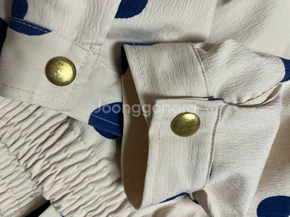 리미떼두두 도트로즈 자켓 점퍼 2xl 퍼프--2