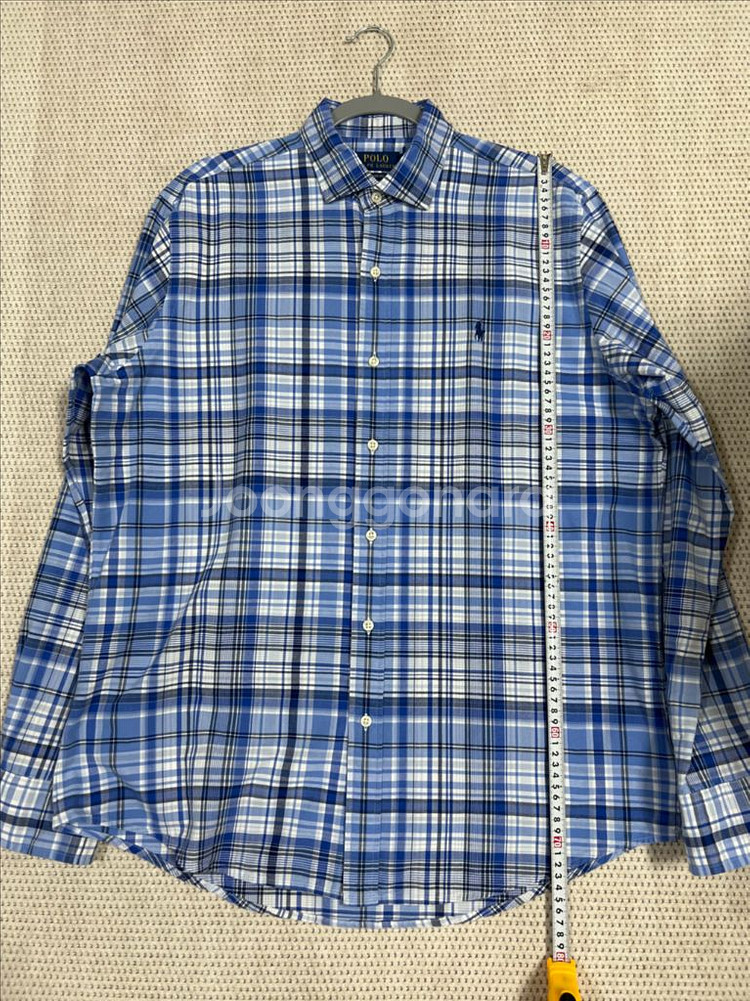 폴로 플래드 옥스포드 셔츠--5