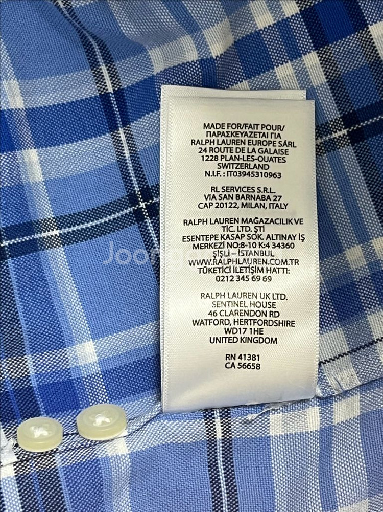 폴로 플래드 옥스포드 셔츠--9