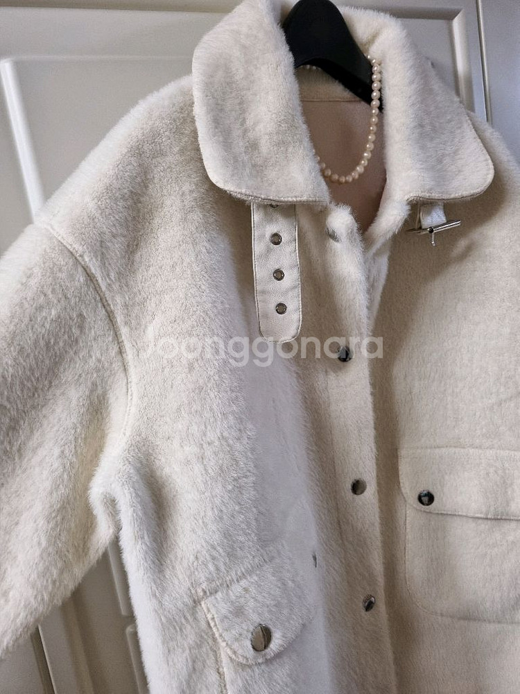 에코퍼 무스탕 하프 코트--1