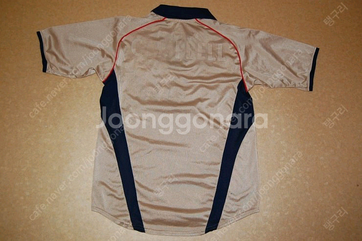 아스날 01-02 어웨이 골드 세가 SEGA 팝니다--6