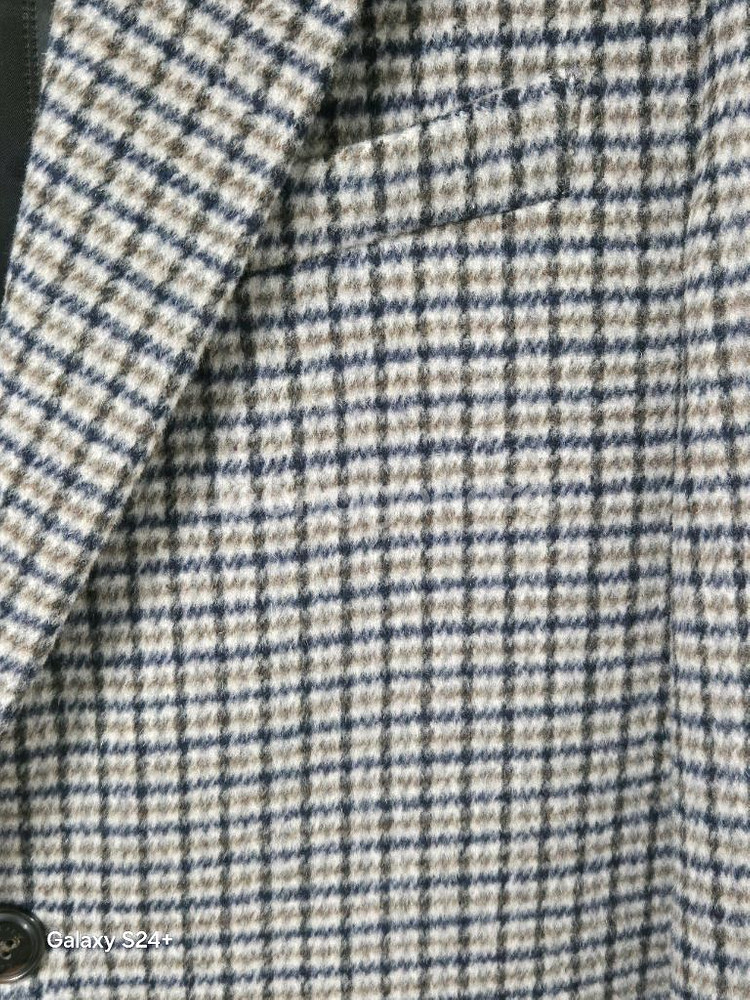 올젠 체크 캐시미어 코트 100 (상태최상)--1