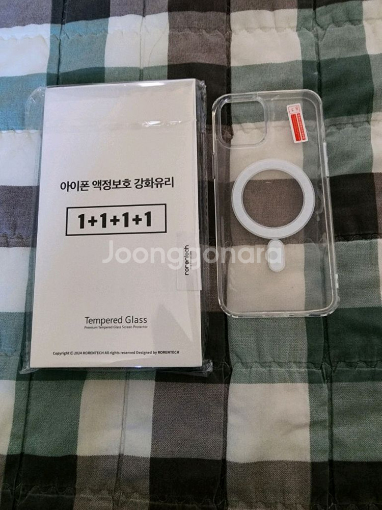 새상품 아이폰12프로맥스케이스, 강화유리--0