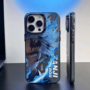 (새상품)아이폰12프로맥스 케이스 귀멸의칼날 탄지로