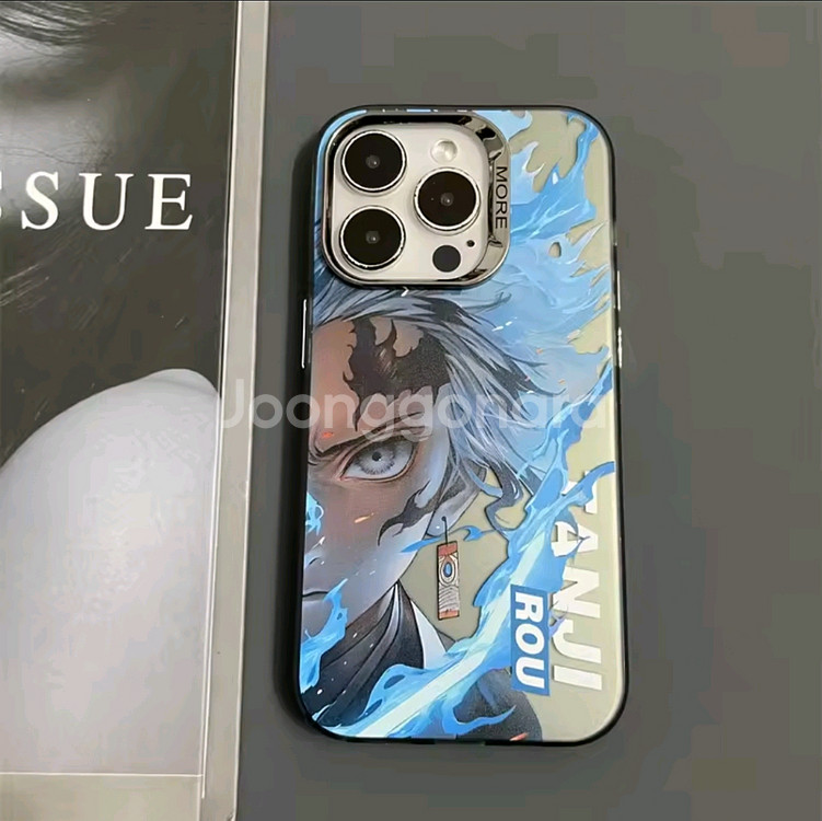 (새상품)아이폰12프로맥스 케이스 귀멸의칼날 탄지로--3