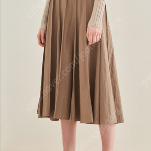 더캐시미어 플리츠 스커트 치마