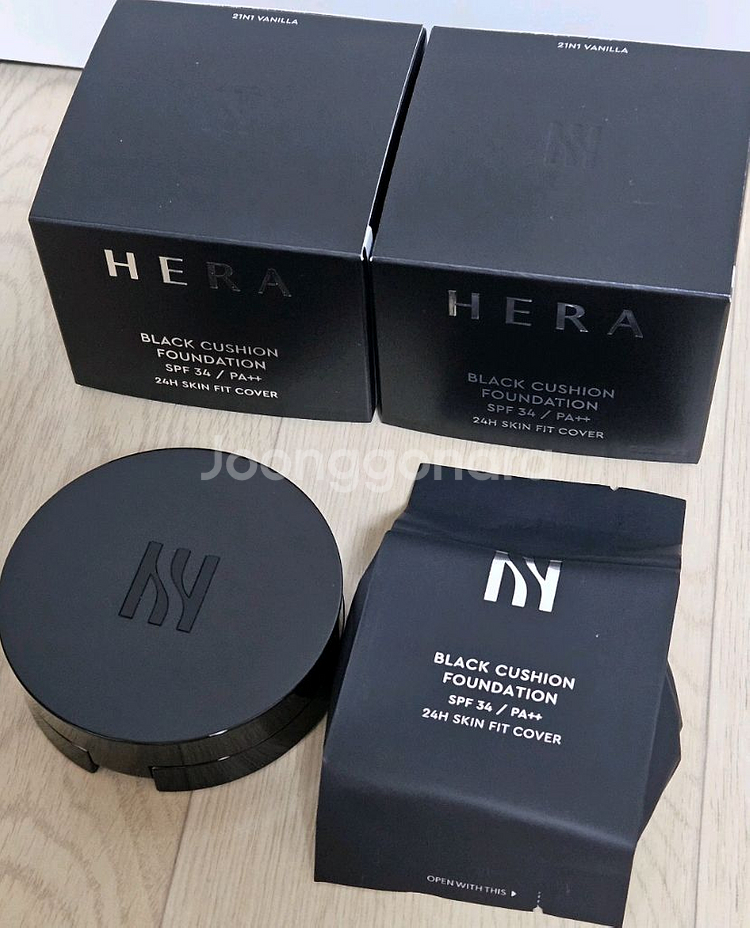 헤라블랙쿠션 21N1호 *본품1개+리필1개 세트--0