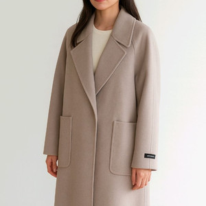 핸드메이드 울혼방 오버핏 롱코트free