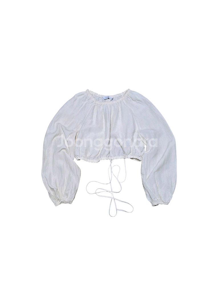 앤아더스토리즈 스트랩 블라우스--0