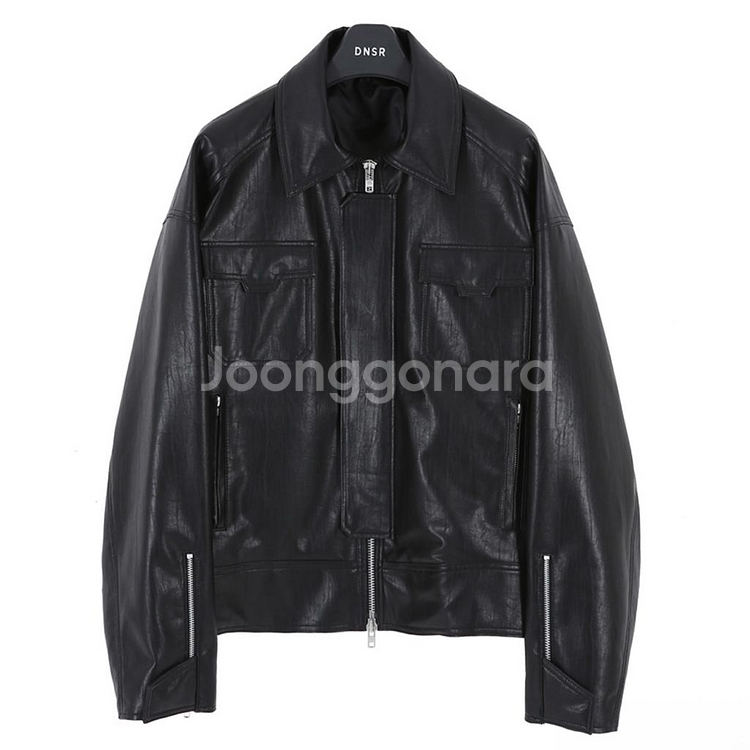 디앤에스알 dnsr 비건 레더자켓 라이더자켓--1
