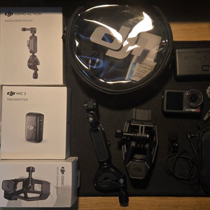 DJI 액션5프로 +마이크 2 유튜브/바이크 촬영풀셋