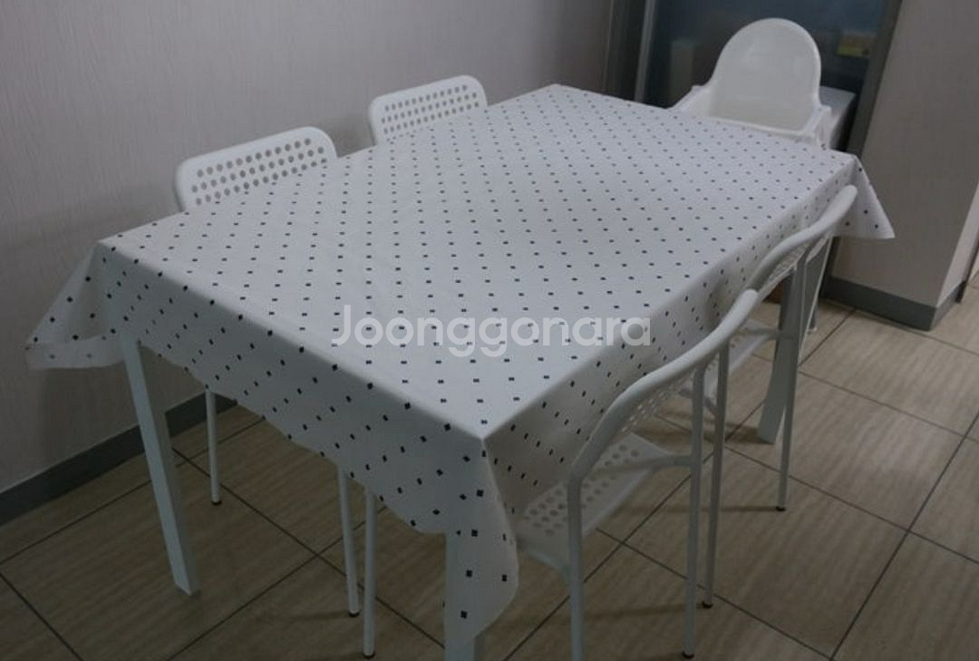 이케아 멜토르프 4인용 식탁테이블데스크&이케아아데의자4--2