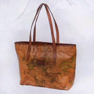 프리마클라쎄 이태리 시그니쳐 고지도 쇼퍼백