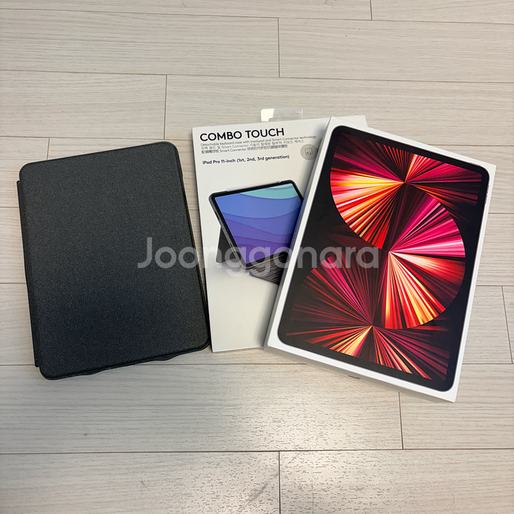 아이패드 프로 m1 11인치(128g) 3세대와 로지텍--0