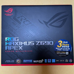 asus rog z690 apex 22년산 메인보드